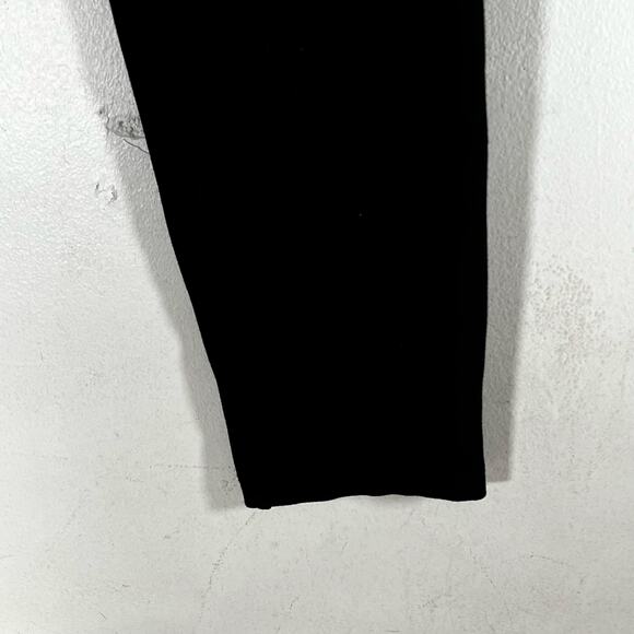 Ann Taylor Black Pull-on Straight Ankle Pants Large/Tall Zippered Pockets - Picture 14 of 16